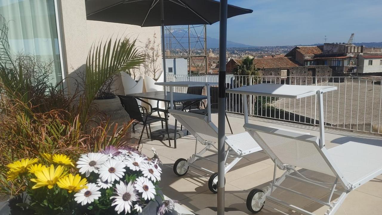 Attico Sul Porto Di Catania E Vista Vulcano Exteriör bild
