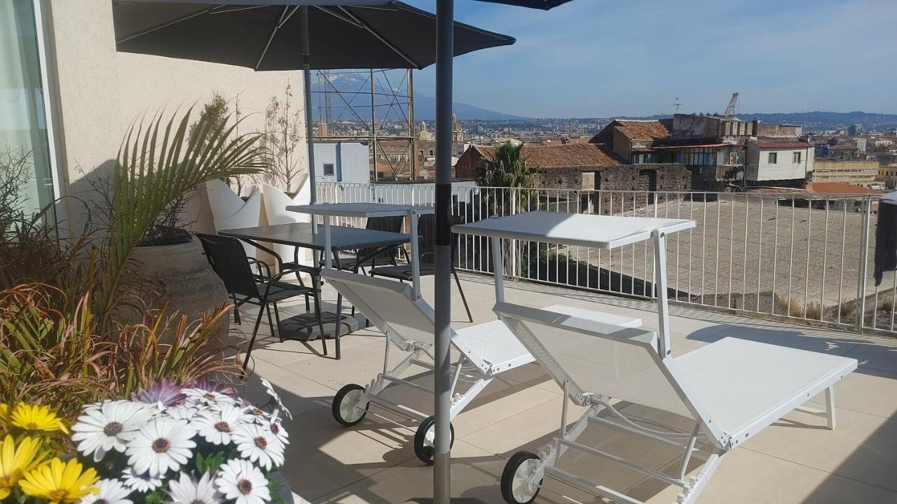 Attico Sul Porto Di Catania E Vista Vulcano Exteriör bild